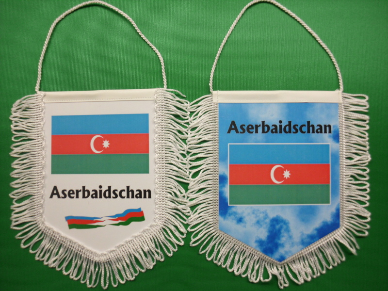 Banner Nationalbanner Autobanner Autowimpel Groesse 10/15 Aserbaidschan