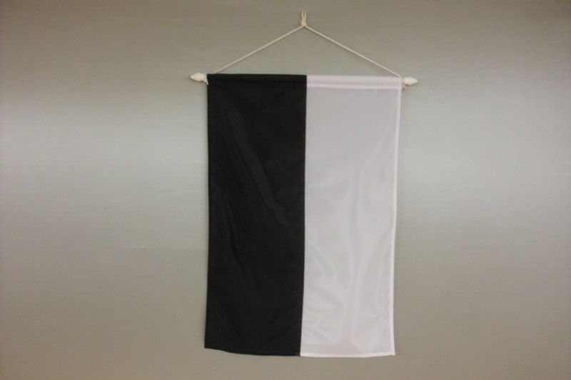 Hissfahne Fahne Flagge Hochformat Groesse 75/150 blau-weiß