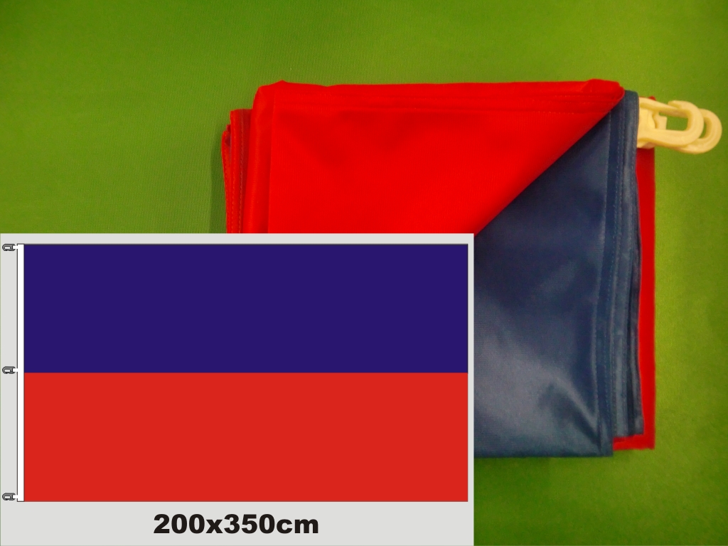 Hissfahne Fahne Flagge Groesse 200/350 blau-rot