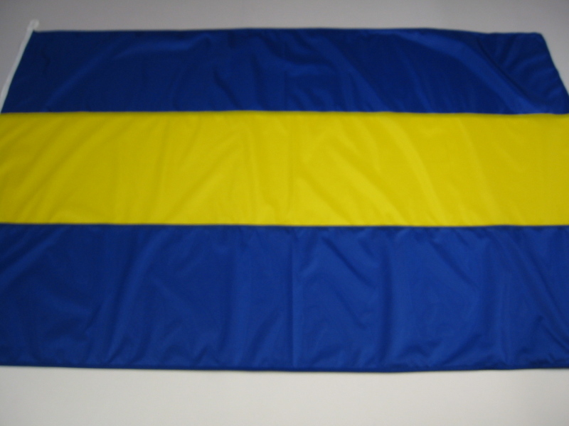 Hissfahne Fahne Flagge Groesse 150/250 blau-gelb-blau
