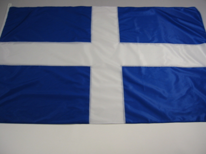Hissfahne Fahne Flagge Groesse 100/150 Kreuz blau-weiß