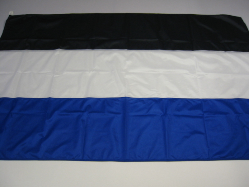 Hissfahne Fahne Flagge Groesse 150/250schwarz-weiß-blau