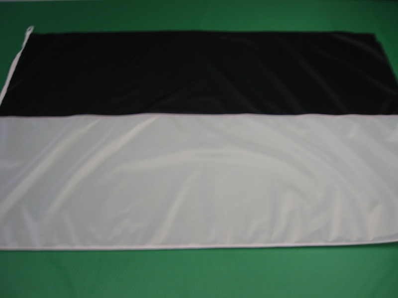 Hissfahne Fahne Flagge Groesse 150/250 schwarz-weiß