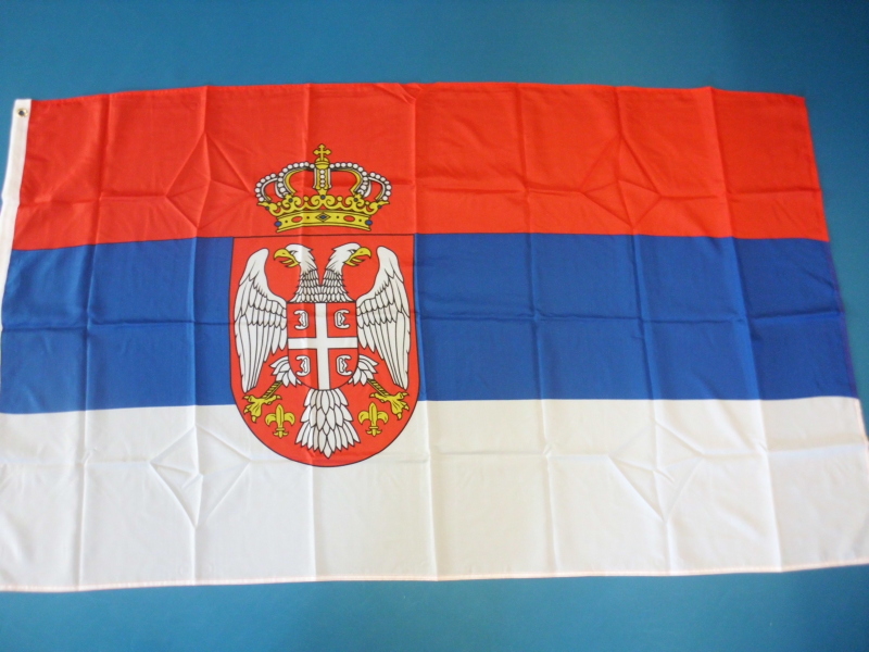 Hissfahne Dekofahne Flagge Groesse 90/150 Serbien