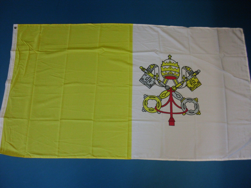Fahne Vatikan Hissflagge 90 x 150 cm Vatikanstadt Flagge 