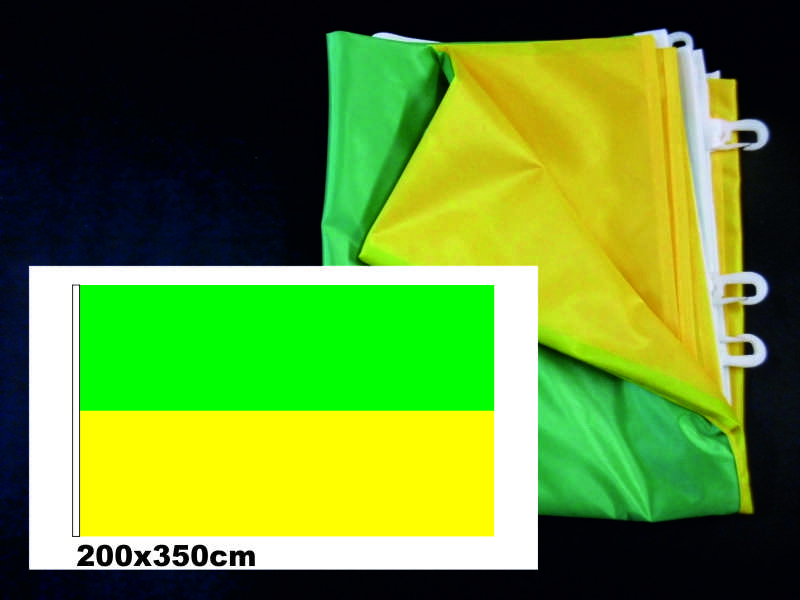 Hissfahne Fahne Flagge Groesse 200/350 grün-weiß 