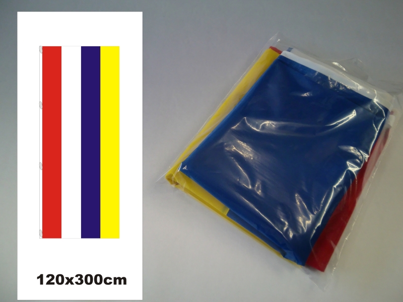 Hissfahne Fahne Flagge Hochformat Groesse 120/300 Karnevalsfarben 