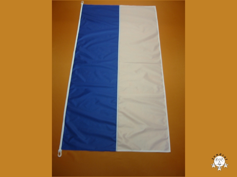 Hissfahne Fahne Flagge Hochformat Groesse 75/150 blau-weiß