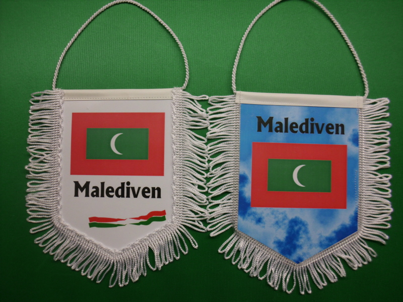 Banner Nationalbanner Autobanner Autowimpel Groesse 10/15 Malediven