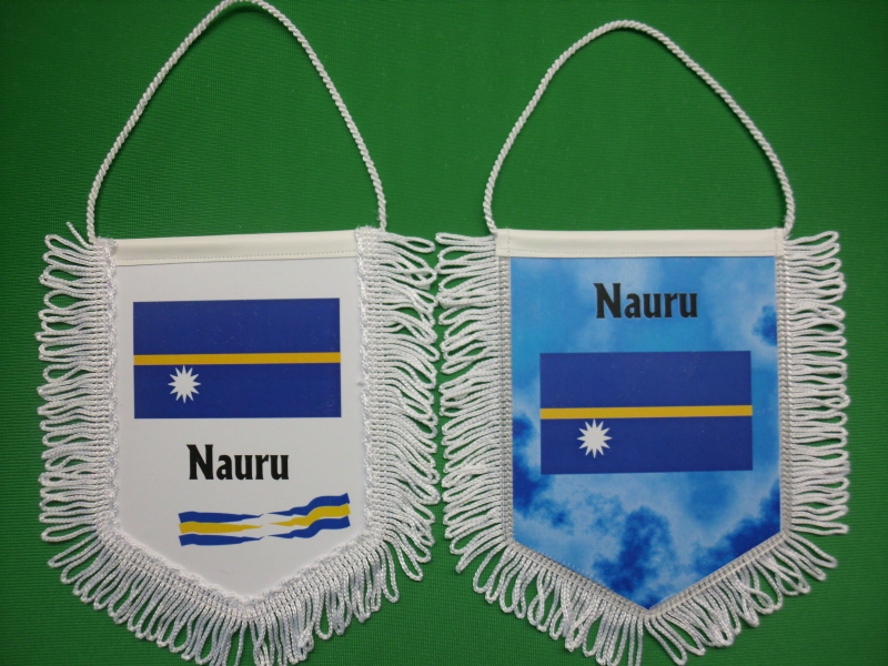 Banner Nationalbanner Autobanner Autowimpel Groesse 10/15 Nauru