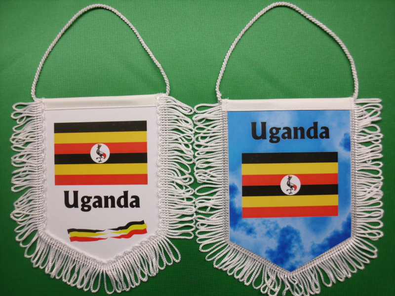 Banner Nationalbanner Autobanner Autowimpel Groesse 10/15 Uganda